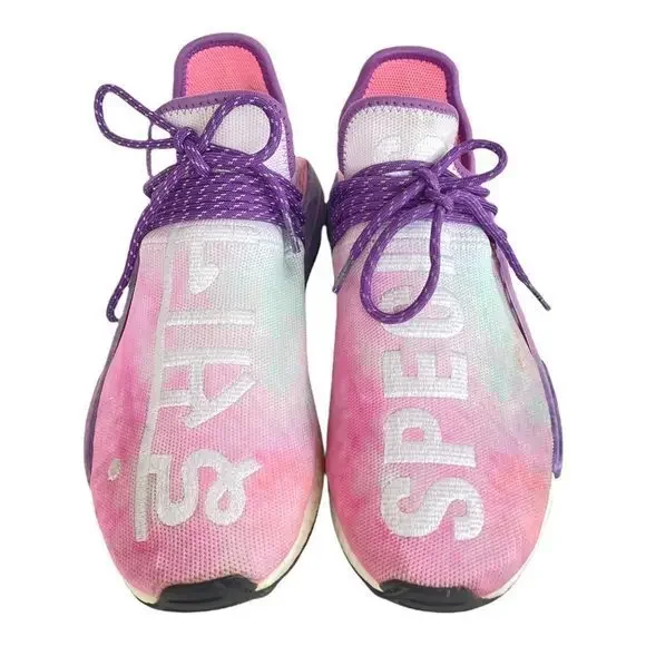 adidas gazelle silver green womens Pharrell Human Races NMD Holi Festival Pink Glow – THE-ECHELON main image 0